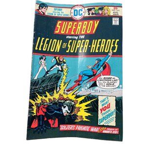 DC Comics Superboy Starring The Legion Of Superheroes #210 Aug 1975 Vintage Comi